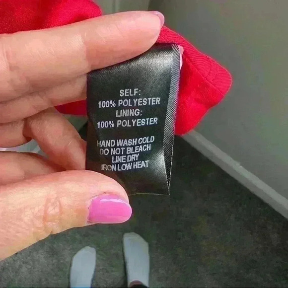 Lulu's Red Bell Sleeve Dress Size L Large - Picture 5 of 5